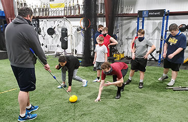 Defensive Line Football Training via Group Classes in Kansas City Missouri at Kansas City Athlete Training Football Academy offering Athletic Sports Performance Training for both youth and high school athletes.