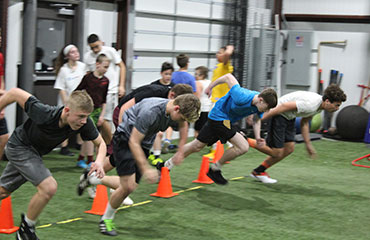 Advanced Speed and Agility 2.0 Group Training Class for Middle School Athletes in Kansas City Missouri looking for sports performance training both boys and girls.