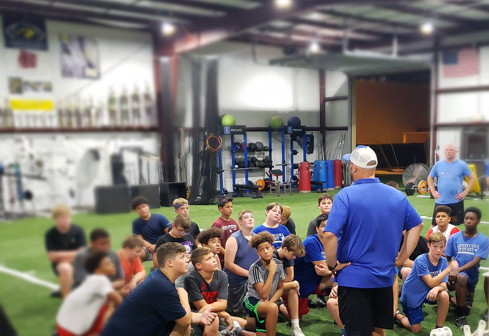 Instructors at Kansas City Athlete Training Athletic Sports Performance for male and female athletes both youth and high school with group speed and agility classes and private training for all sports along with football specific camps and classes in Kansas City Missouri
