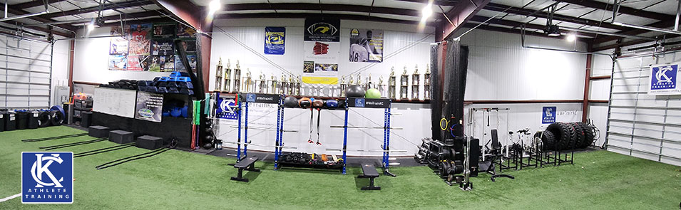 Weightlifting at Kansas City Athlete Training for both youth and high school athletes with group classes and private training along with football specific camps and speed and agility classes for all sports and athletics in Kansas City Missouri