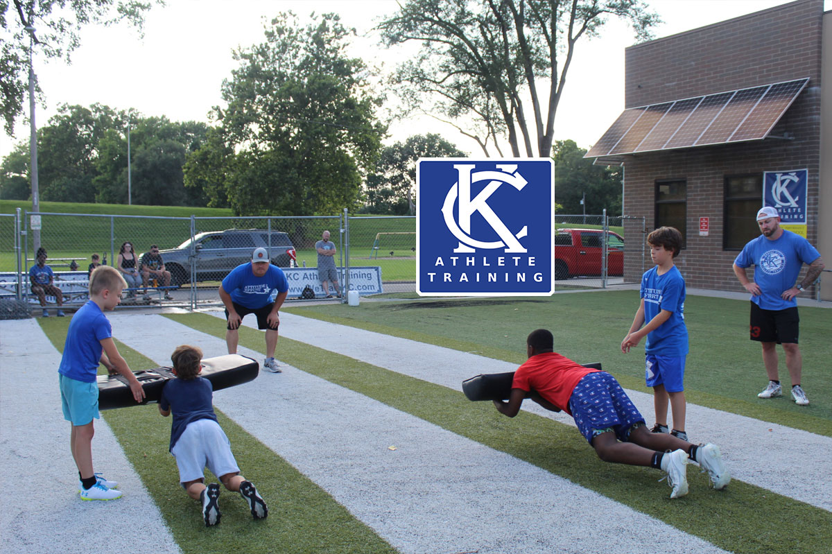 Tackling Class part of Kansas City Athlete Training Football Academy for youth, middle school and high school athletes with group classes and private training along with camps and speed and agility classes for all sports and athletics in Kansas City Missouri