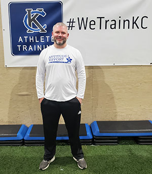 Chris Quinn Lead Instructor for Sports Performance Training at Kansas City Athlete Training in the Heim Electric Park Disctric in Kansas City Missouri